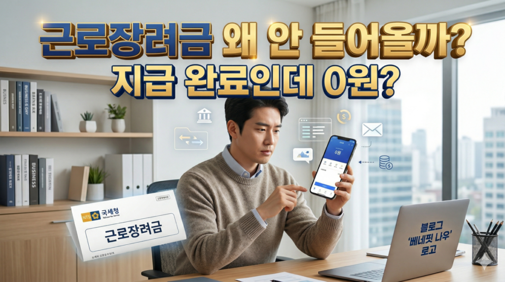 근로장려금 지급 지연 이유