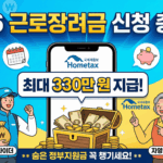 2026년 근로장려금 신청 방법 및 자격 요건 최대 330만 원 지급 완벽 가이드