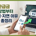 국세환급금 조회 및 지급일 총정리 대표 이미지